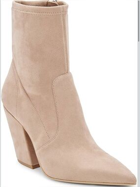 Dolce Vita Nello Boots In Dune Pointed Toe Zipper Bootie Women’s Size 6M New